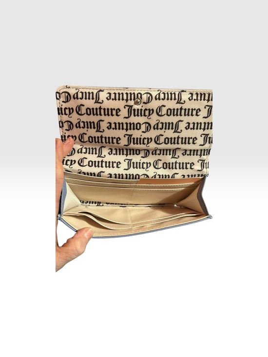 Juicy Couture Slate Blue  Embossed Satchel with Wallet - Picture 4 of 8